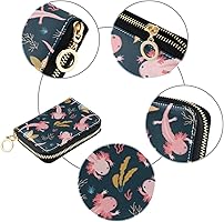 Amazon.com: NCRJCZQL Cute Axolotl RFID Credit Card Holder Wallets