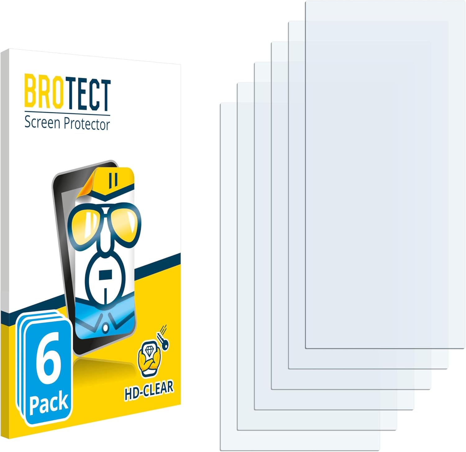brotect Screen Protector Compatible with Cayin N3-Ultra (6 Pack) - HD-Clear Protection Film