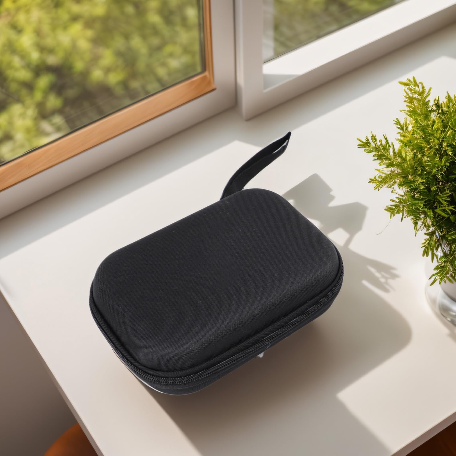 Étui de Transport D'anches étanche, étui Vitaliseur D'anches, capacité de 20 Pièces, Boîte de Rangement D'anches EVA pour Saxophone Clarinette (BLACK)