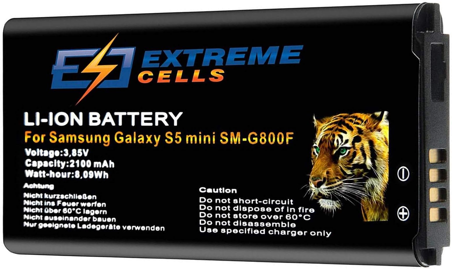 ExtremecellsBattery for Samsung Galaxy S5 SM- mini G800F BG800 Battery-Eb