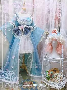 Amazon.co.jp: [XIN XIN] 西行寺幽々子 コスプレ衣装/(ウィッグ 靴