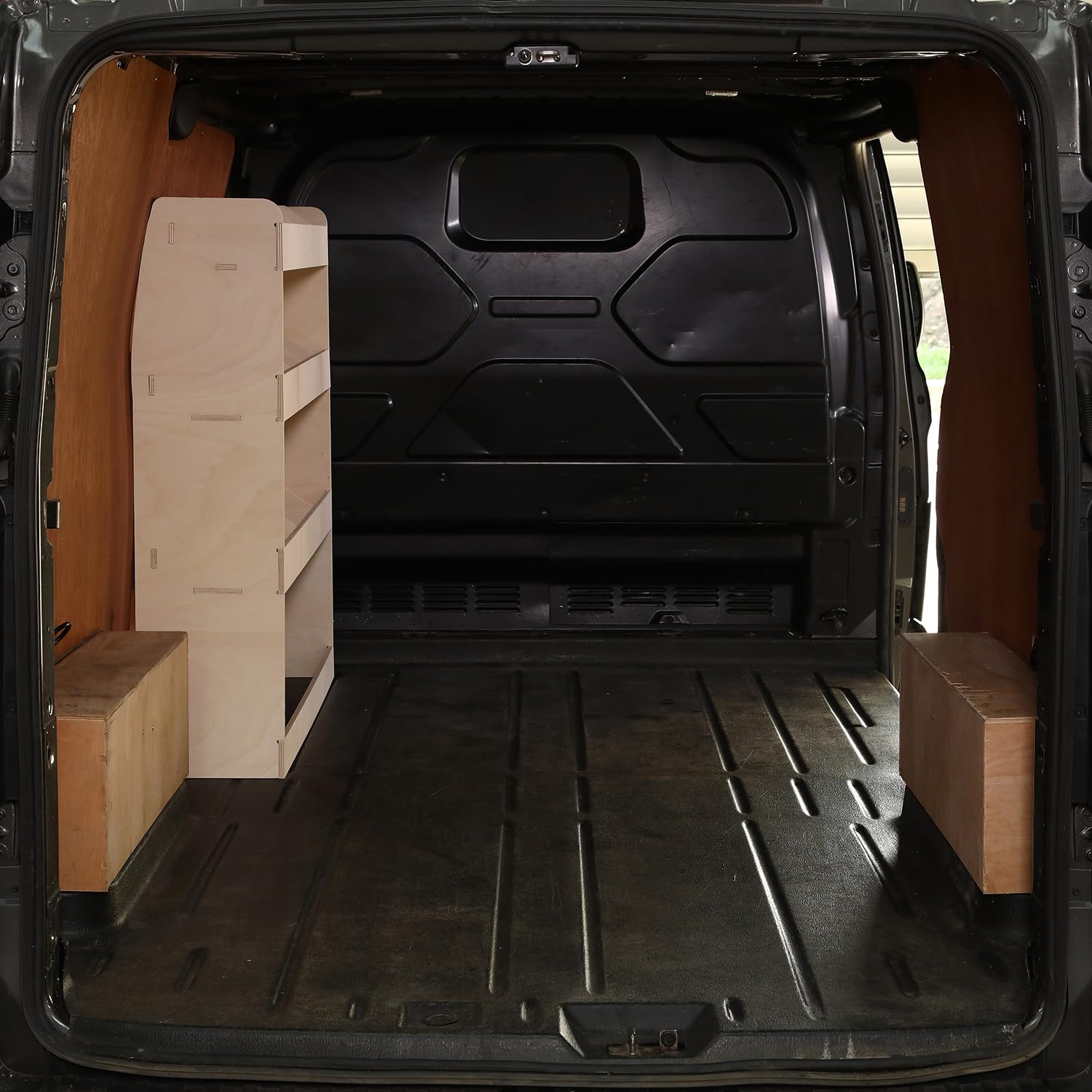 VANIFY - Kompatibel mit Ford Transit Custom L2 2012+ Fahrzeugeinrichtung Fahrzeugregale, Fahrerseite vorne Regal