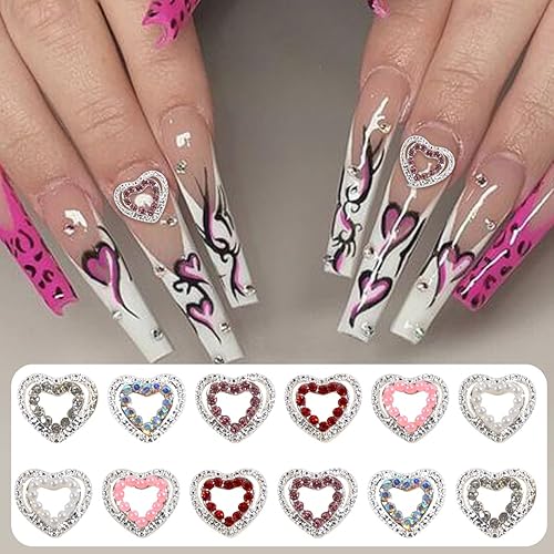 Miniatura 9 de Dijes de mariposa para uñas, 10 piezas de aleación 3D de mariposa para uñas acrílicas, gemas de mariposa metálicas doradas y plateadas, diamantes de