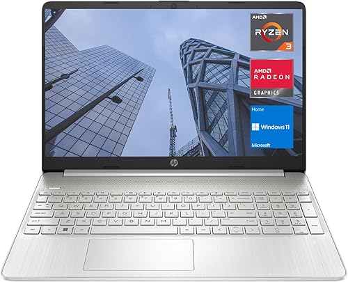 HP Essential 15 - Laptop con pantalla HD de 15.6", AMD Ryzen 3 5300U, 16 GB de RAM, SSD de 1 TB, cámara web, HDMI, Wi-Fi, Windows 11 Home, color
