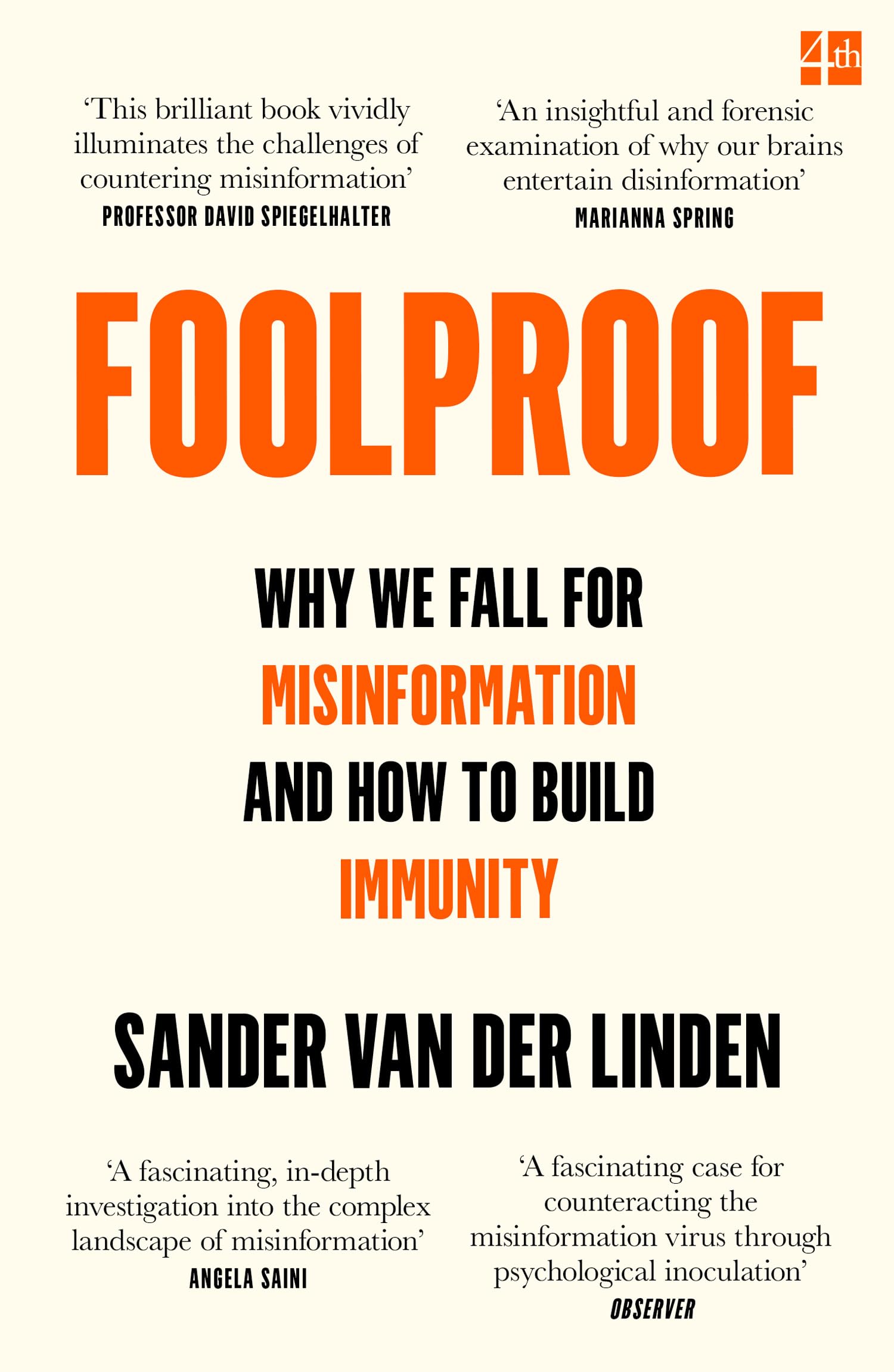 Sander van der Linden - Foolproof - Paperback Book