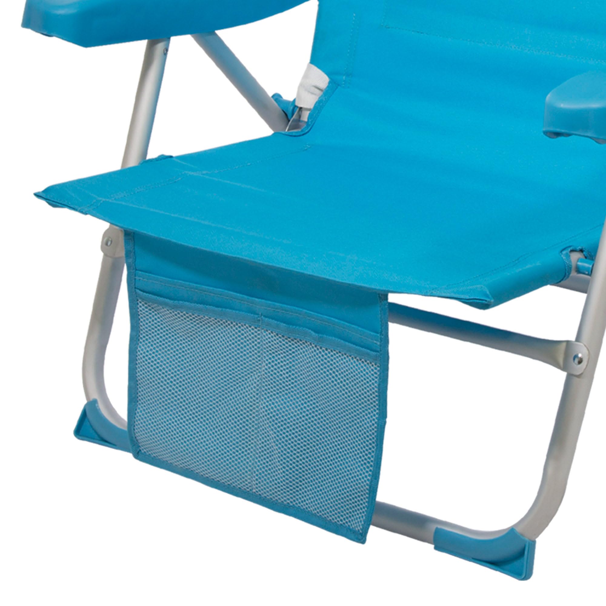 AKTIVE Confezione da 2 sedie pieghevoli multiposizione per spiaggia, giardino, terrazza o campeggio, 5 posizioni, 49 x 58 x 80 cm, altezza seduta 27 cm, piedini antiribaltamento, supporta 100 kg, con