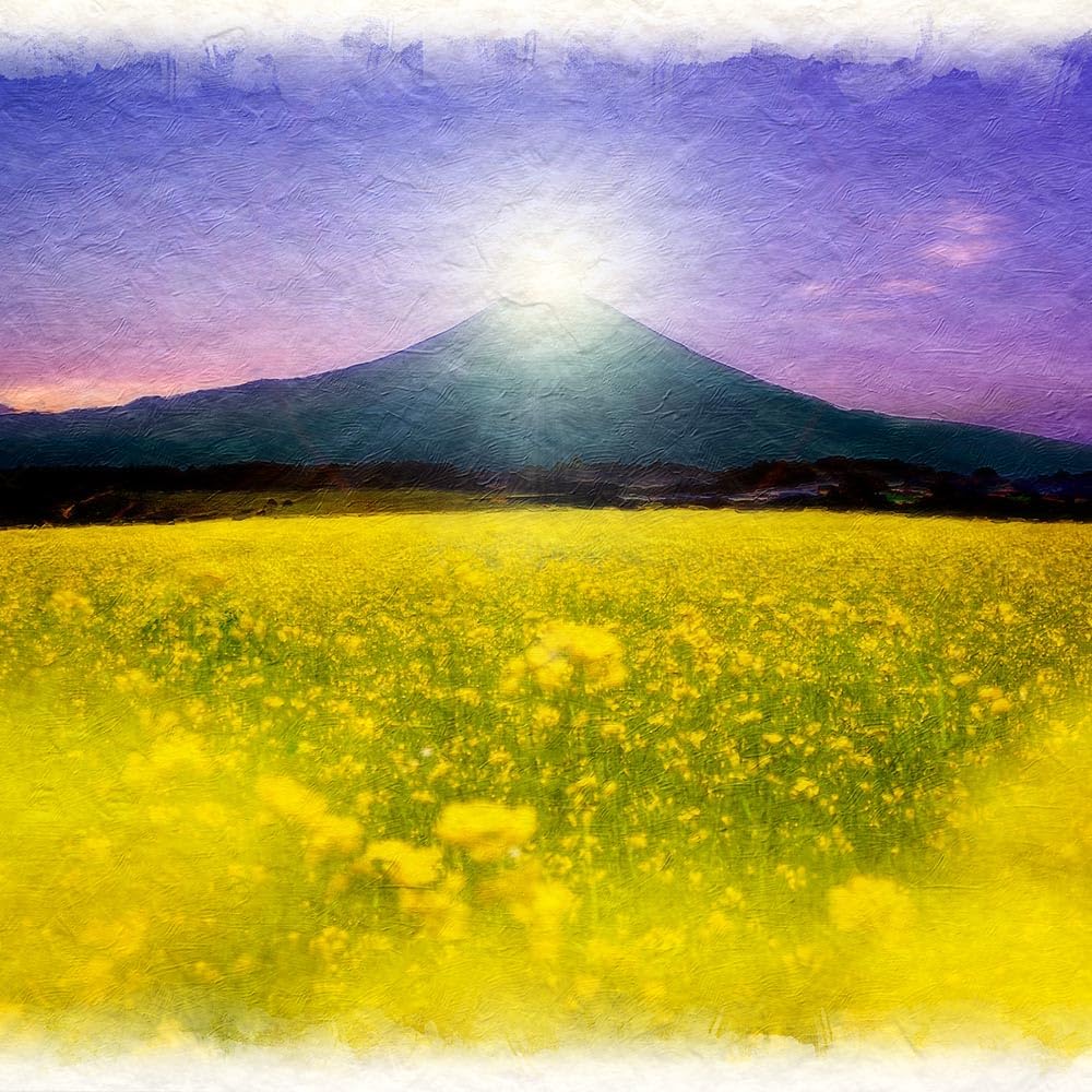 Amazon.co.jp: 風水 絵 絵画 玄関 インテリア アートパネル 風景