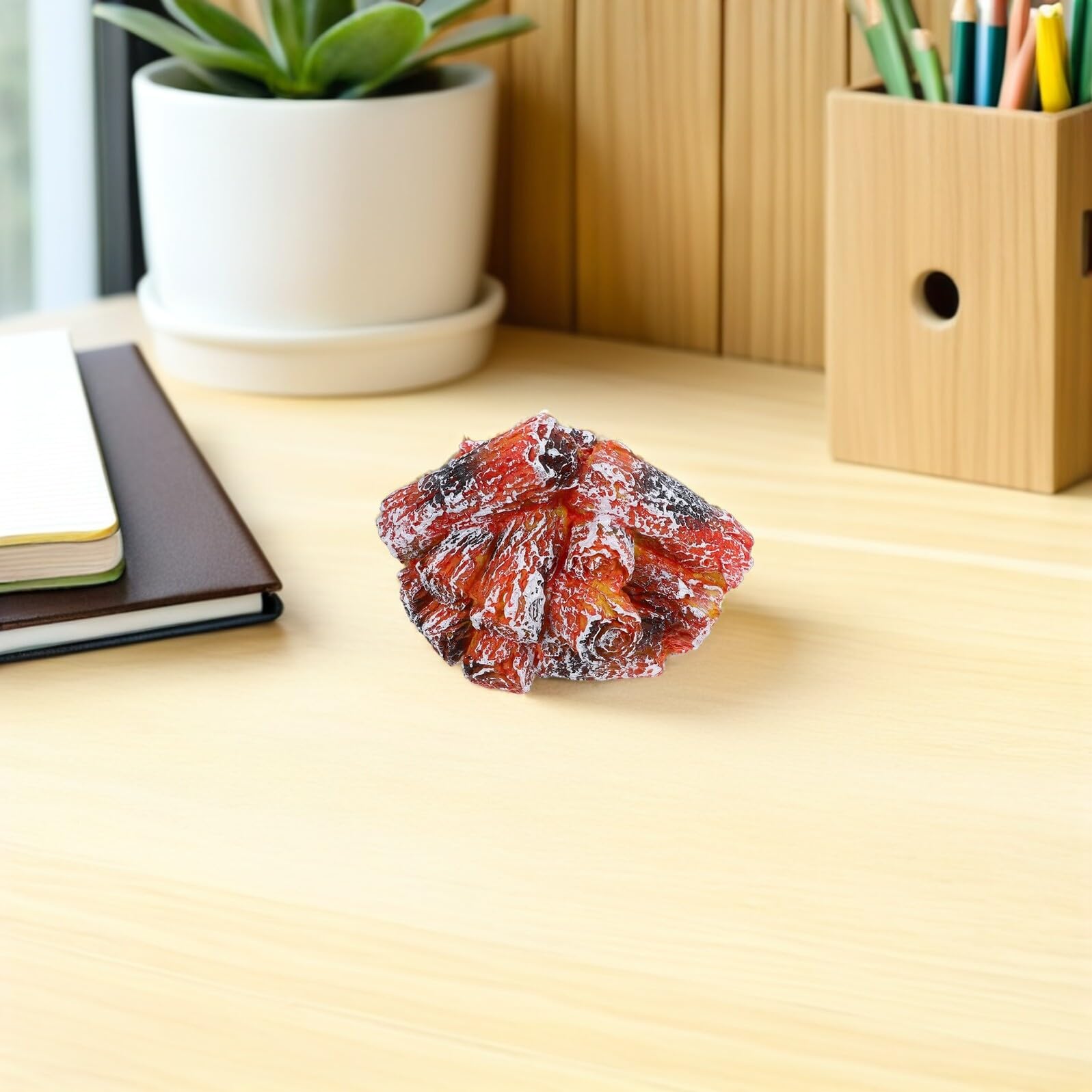 2 Piezas Lámpara de Simulada LED Lámpara Decorativa de Fuego con Llama Parpadeante Retro para Chimenea Luz Nocturna Decorativa para Mesita de Noche Unidades