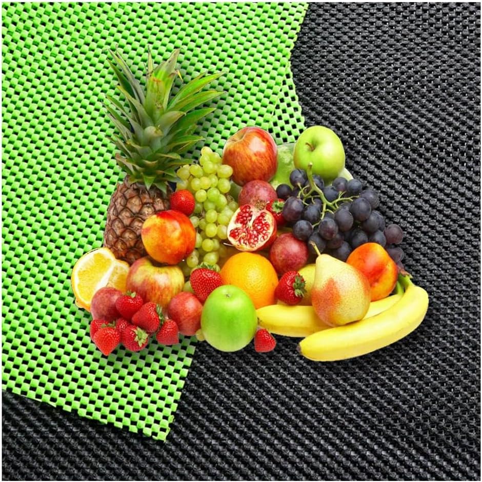 Shelf Liner, PVC Multipurpose Non-Slip Mat Universal Home Rug Pads Non-Adhesive Waterproof Fridge Protectors Mat for Drawers/Car(Black,0.8x15m)