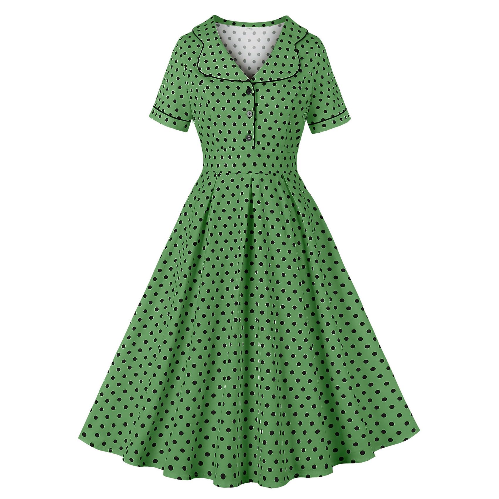 Wellwits Women's 1950s Vintage Blazer Cocktail Dress