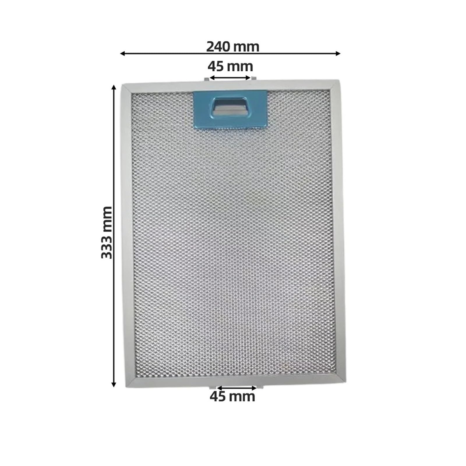 240 X 333 Mm Aluminium-Fettfilter for Dunstabzugshauben, Kompatibel Mit Whirlpool, Universeller Ersatz-Netzfilter for Dunstabzugshauben