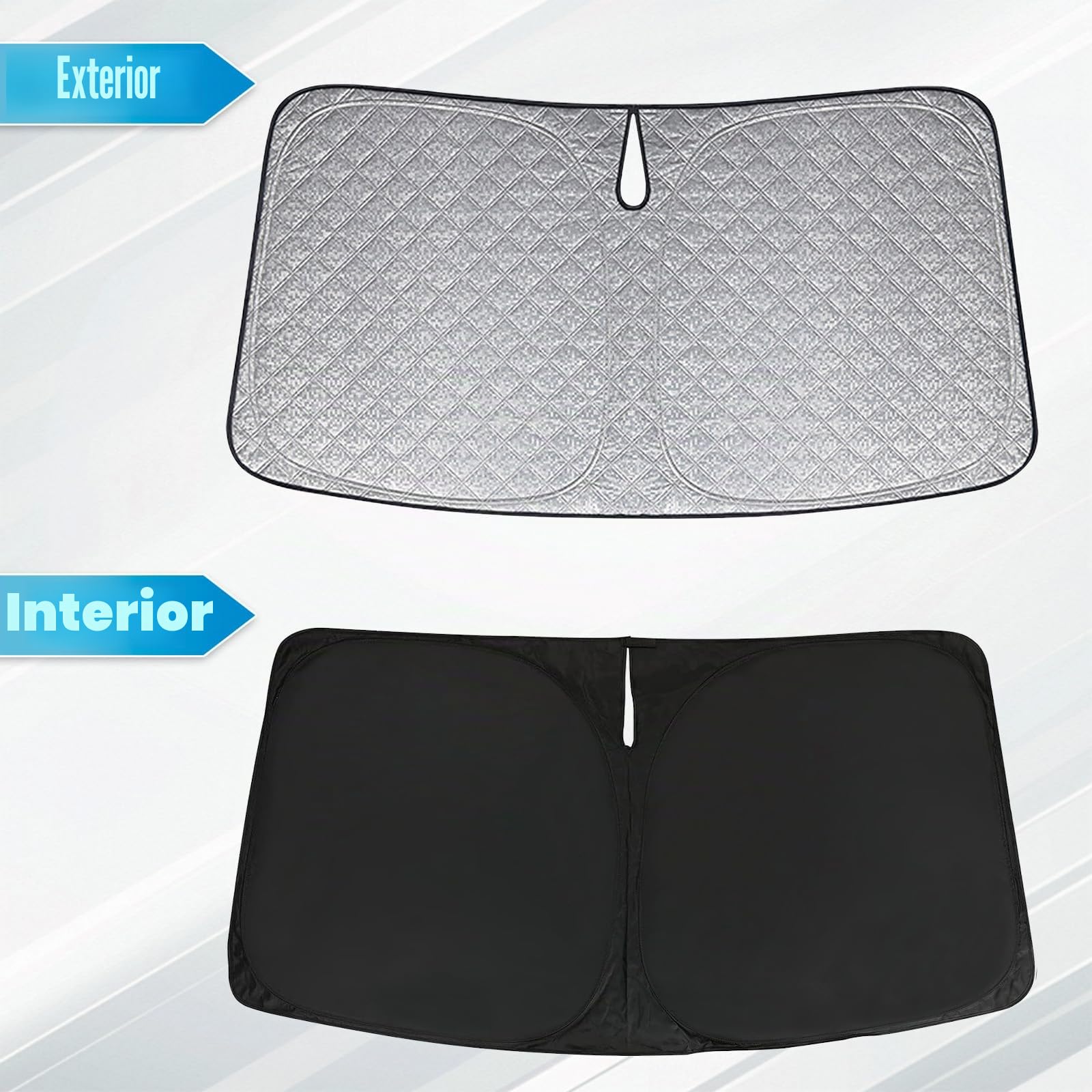 Parasol de Ventana Delantera de Coche Repuesto para Renault Master 2020-2026, Parasol para Parabrisas de Coche en el Interior Plegable, Protección UV Reflectante contra el Polvo