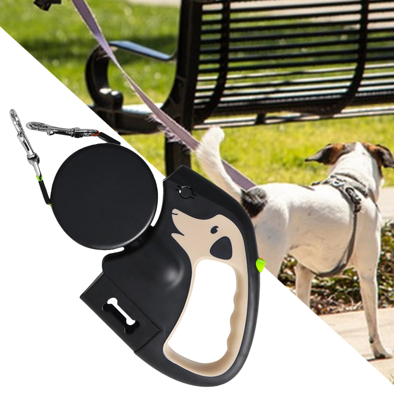 Leine für Hunde, einziehbar, 3 Meter Blei für Haustiere, einziehbar