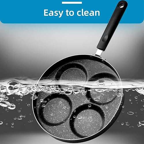 Miniatura 3 de HESND pdg - Sartén antiadherente para freír sartén para tortillas olla para huevos panqueques filetes desayuno utensilios de cocina