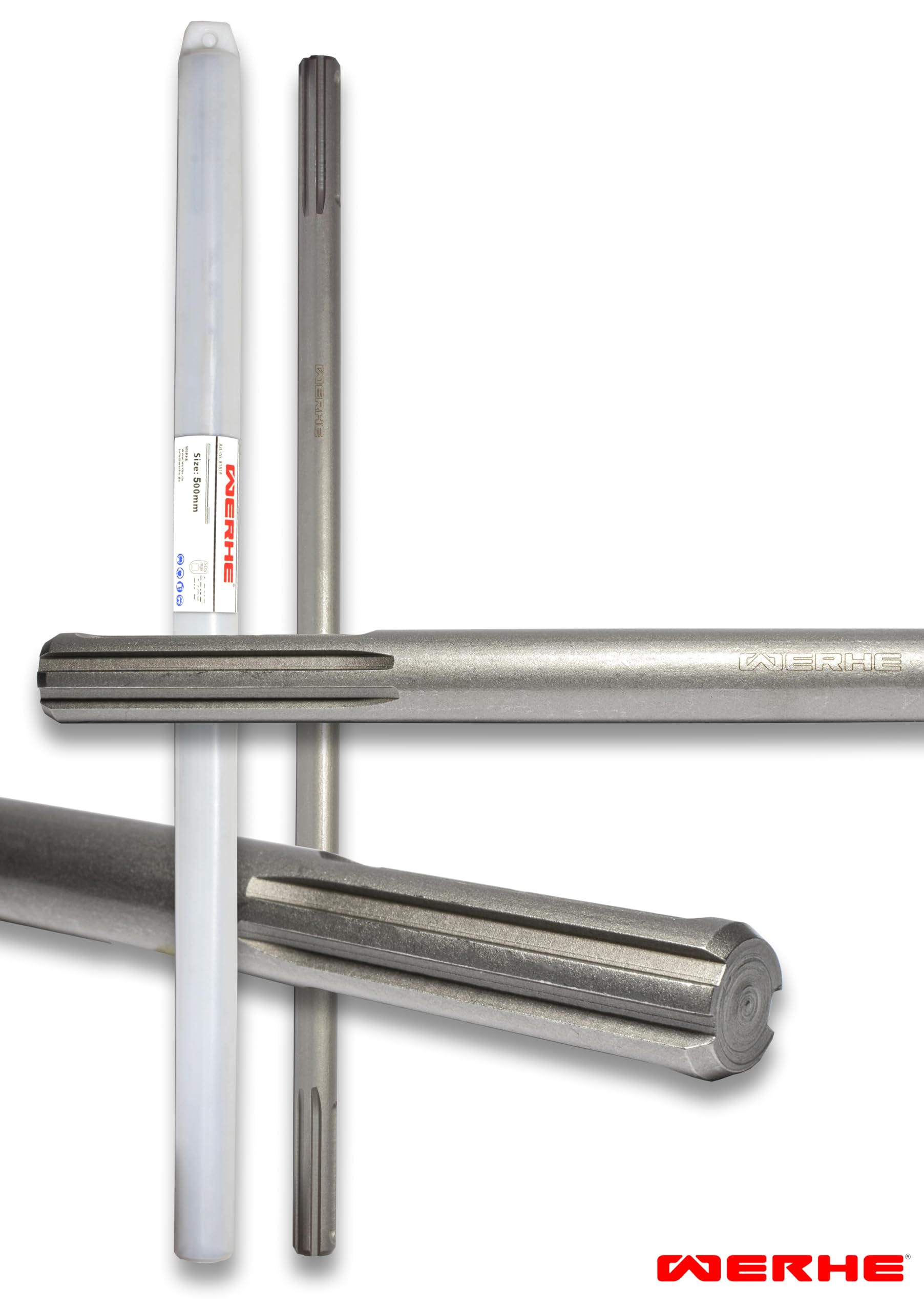WERHE ® Extension de forage 500 mm SDS Max à SDS Max arbre au support d'adaptateur