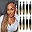 Beyond Beauty Braiding Hair pre stretched, Braids Synthetic Fiber Ombre Yaki Texture, Natural Easy Twist Braids Crochet Hair Hot Water Setting hair extensions