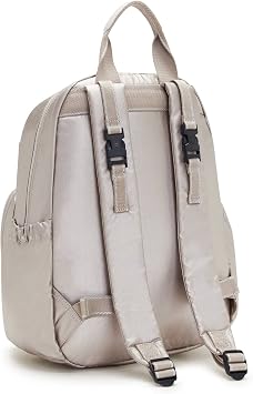 Kipling Maisie Metallic Diaper Backpack Metallic Glow