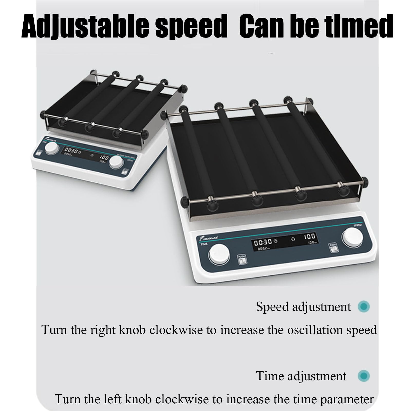 Agitador orbital digital, mezclador oscilador de laboratorio para control de velocidad, ideal para mezcla homogénea, equipo de laboratorio para investigación y pruebas, características OS-40Pro