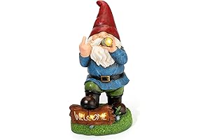 Naughty Garden Gnome: Hilarious Solar-Powered Lawn Ornament for Adults