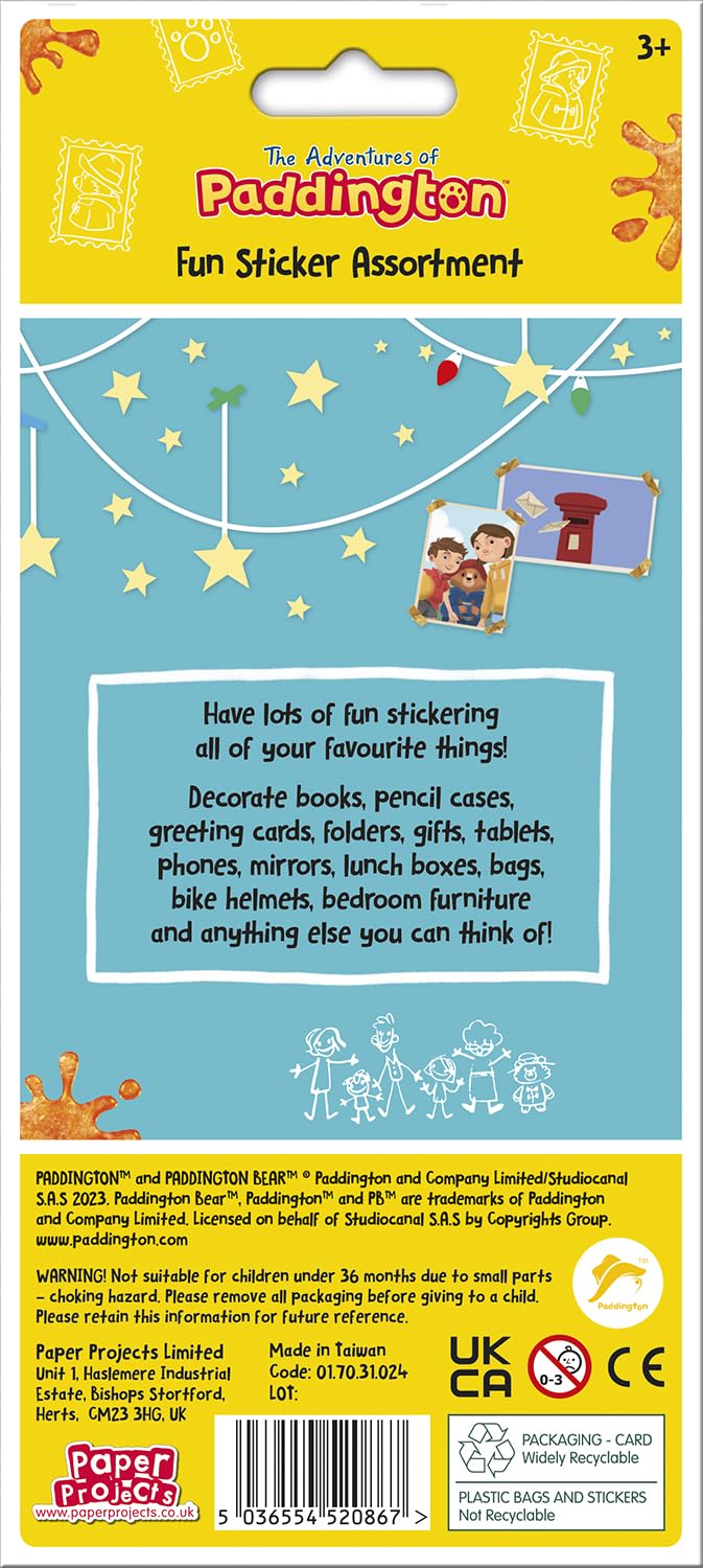 Autocollants Paddington Paper Projects - Lot Assorti, Décoration Et Scrapbooking