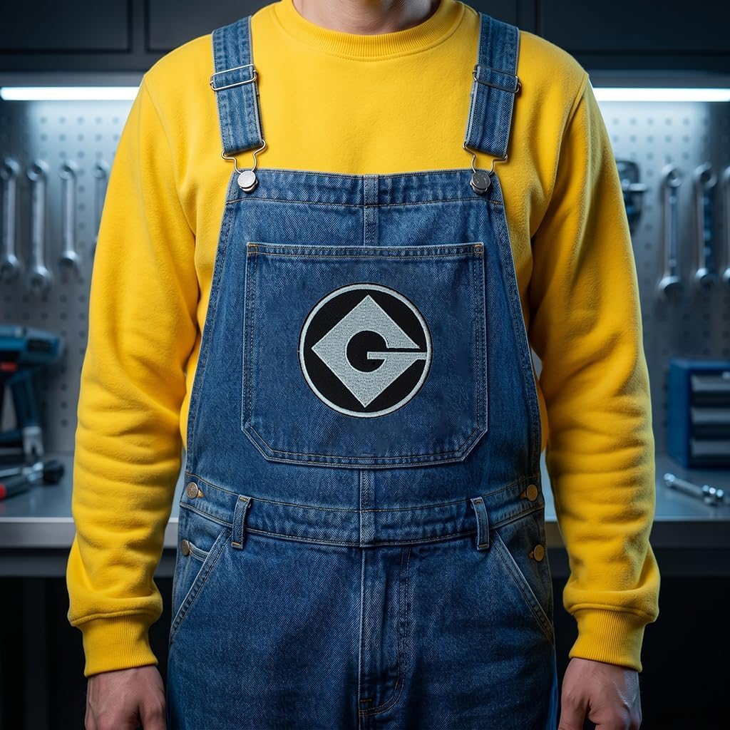 G Patch Embroidered Iron-on/Sew-on Badge Movie Souvenir Crest Logo DIY Halloween Costume Patches (G)