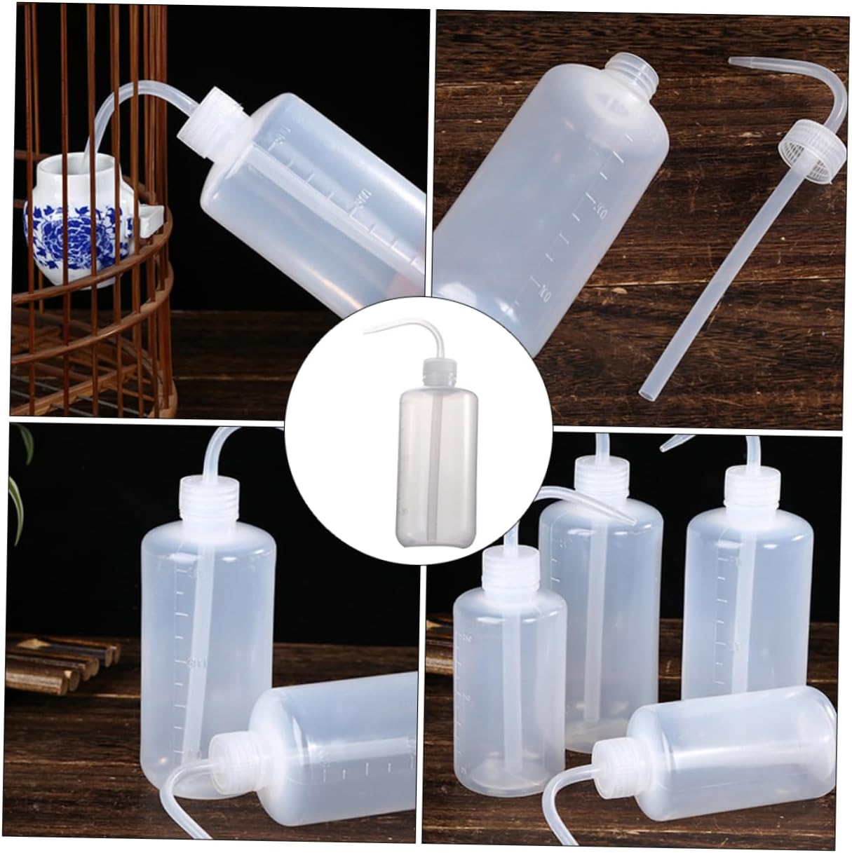 Yardwe 2pcs Birds Water Adding Pot Cage Water Dispenser Large Capacity Durable Plastic