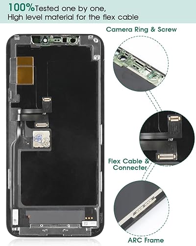 Miniatura 5 de Para iPhone 11 Pro Reemplazo de pantalla para iPhone 11 Pro LCD Digitalizador 11 Pro Pantalla táctil Sensor Asamblea Accesorios Kits A2215, A2160,
