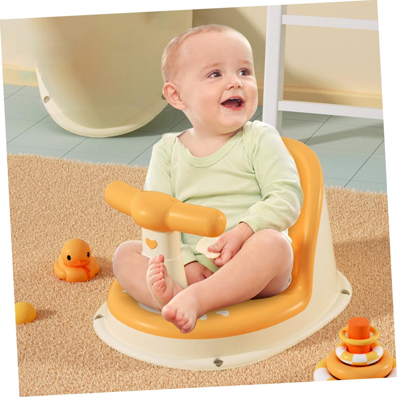 Asiento Antideslizante Tpe y Pp Baño para Bebés