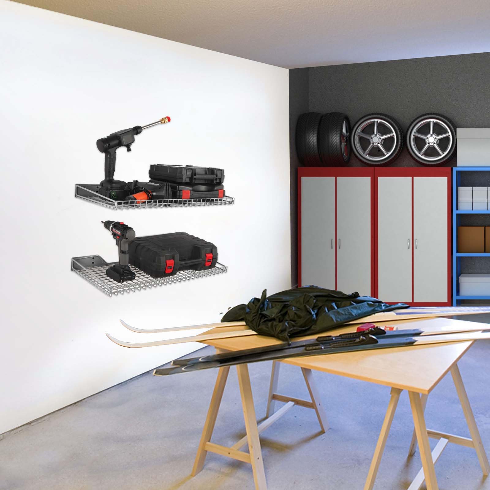 yyymaa　棚 楽天市場】DIY 棚 壁 柱 棚受金具 4枚用 ユニクロ 2枚入 2×4棚受