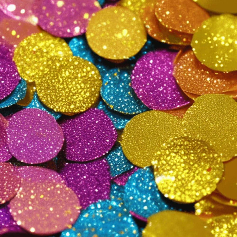 Amscan 360310 Buntes Kreis-Glitzer-Konfetti