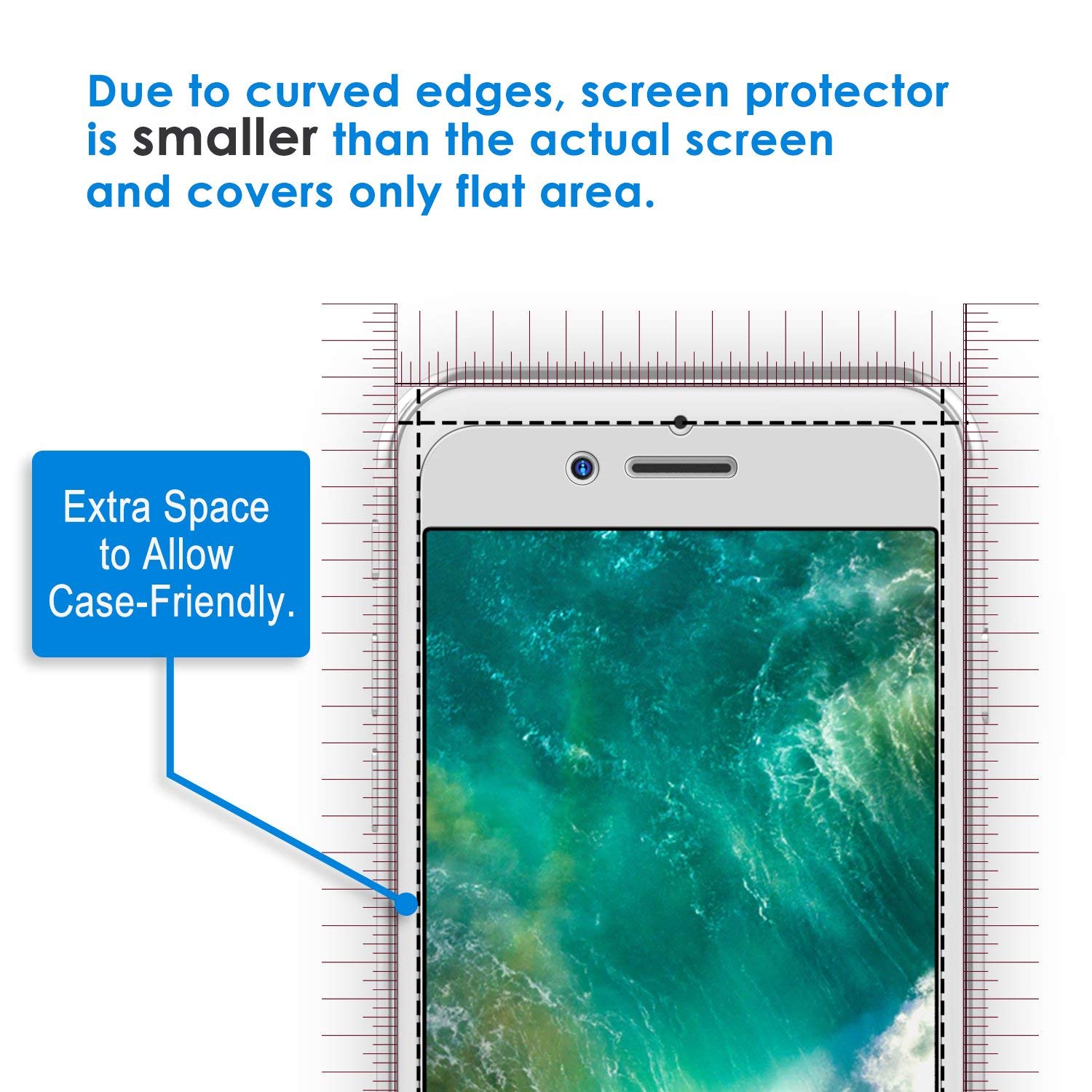 Verre trempé pour Huawei, [2 Pièces] Film Protection d'écran en Verre trempé, Anti Rayures, Ultra Résistant Dureté 9H,sans Bulles d'air-F1226KAMOX09