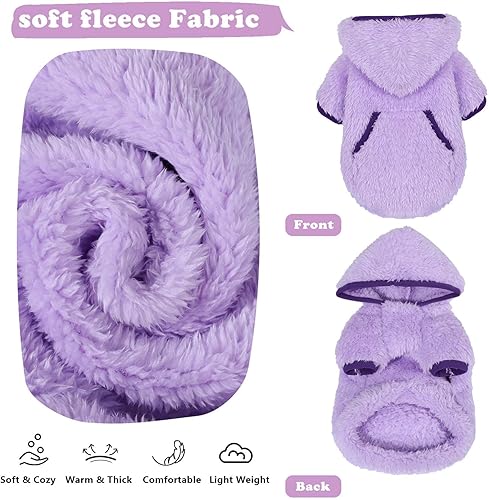 Miniatura 2 de Sudadera con capucha para perro, ropa para perros pequeños, niños y niñas, sudaderas con capucha para perros, abrigos, sudadera para perros para