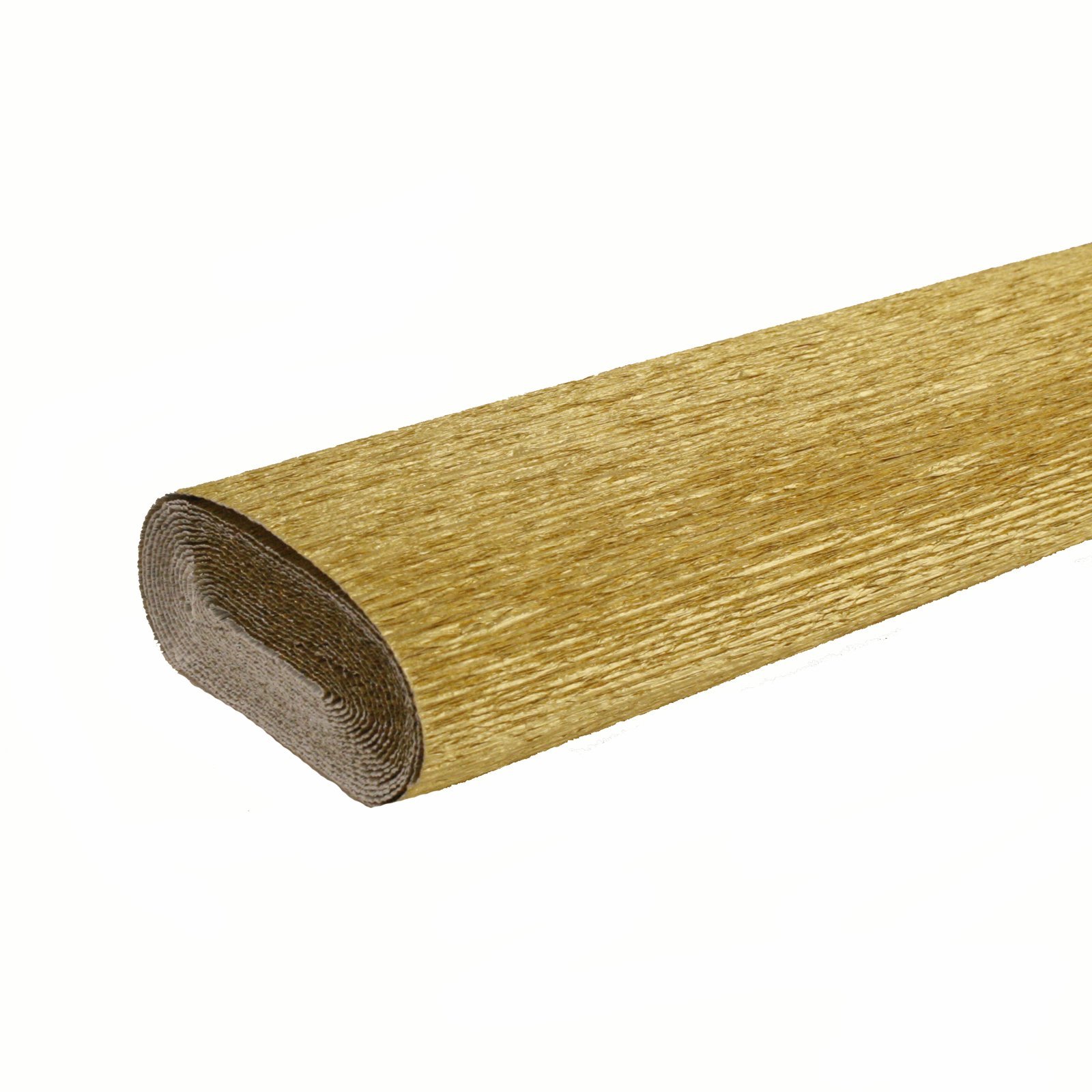 FloristryWarehouse Crepe Paper roll 180g (20 Inches Wide x 8ft Long) Metallic Brilliant Gold (Shade 807)
