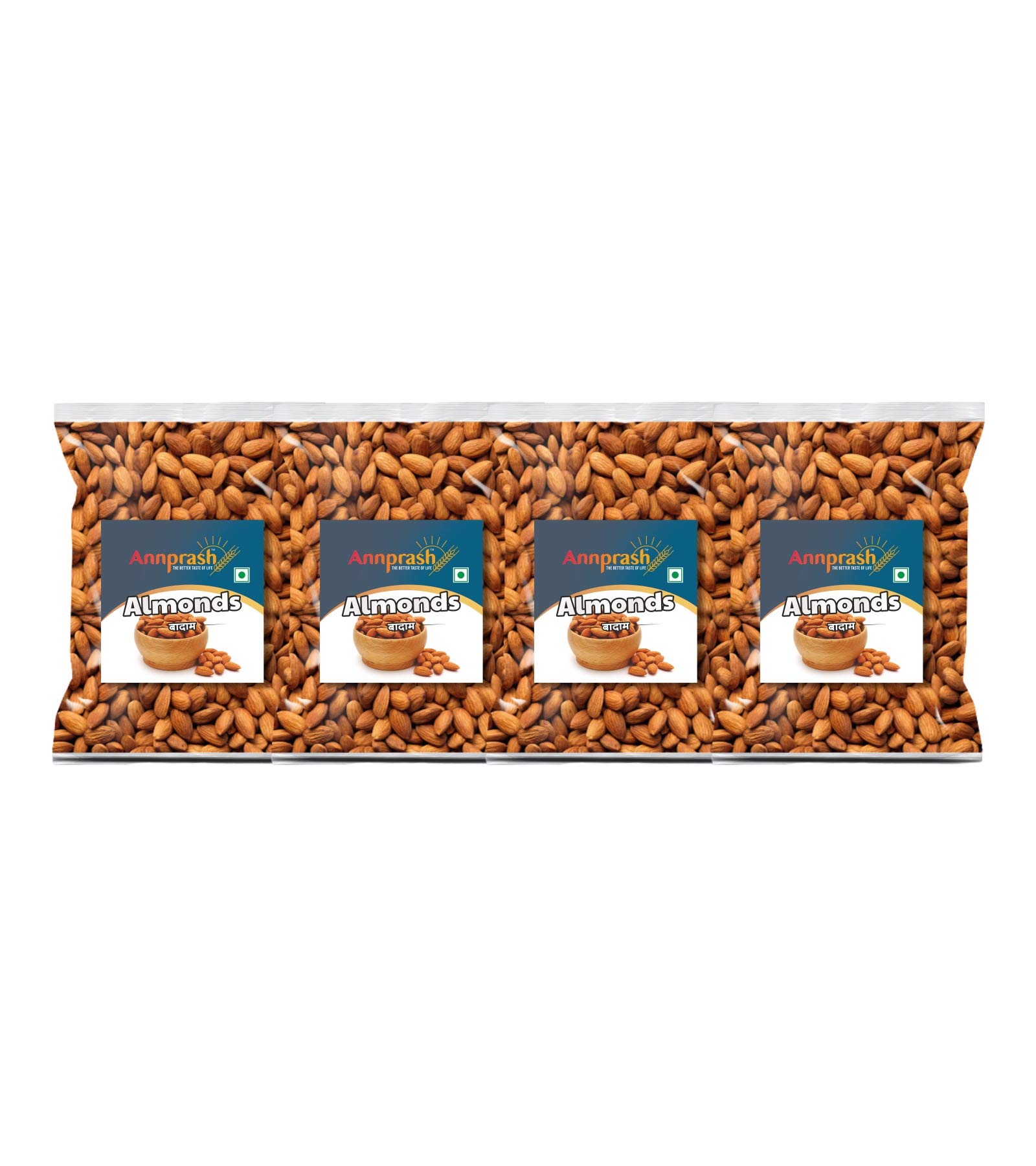 ANNPRASH Almonds California I Badam Giri I Clean Almonds I Value Pack of 4 I 500 gm*4 (2 KG) (B08JLL9X2S) Amazon Price History, Amazon Price Tracker