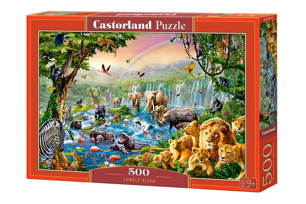 Amazon.com: Castorland Puzzle 500 Pieces, Jungle River - В-52141