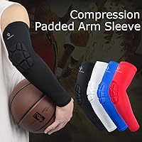 Vista 8 de 2 piezas acolchadas coderas de compresión para brazo de apoyo protector