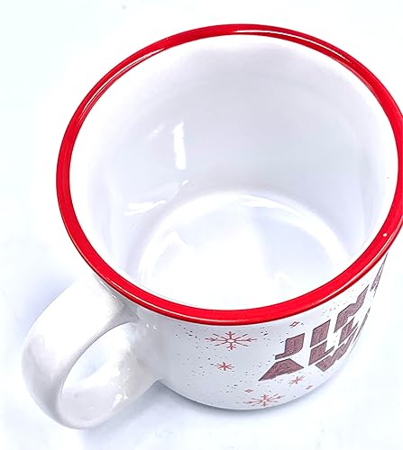 Miniatura 5 de Disney Stitch Holiday Glitter Jingle All The Way - Taza de cerámica de 20 onzas  gráfico completo  Taza de café para té expreso chocolate caliente.