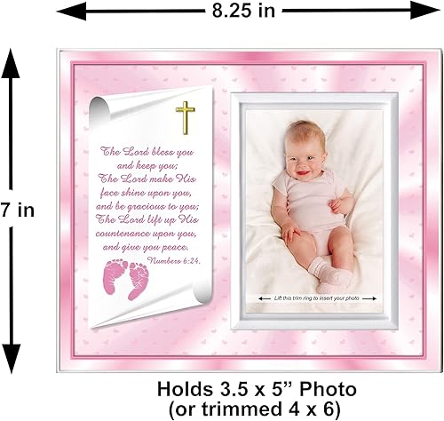 Miniatura 10 de Baby Blessing - Marco de fotos de dedicación para regalar en tu dedicación, niño