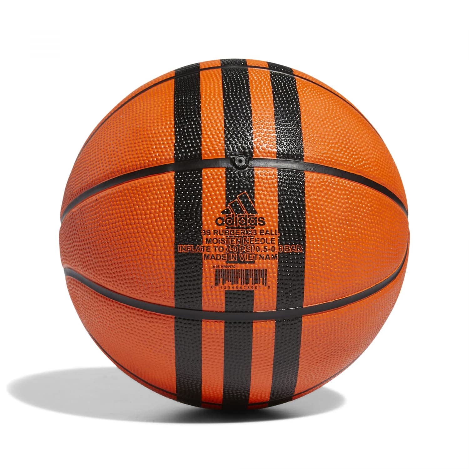 adidas Unisex Top (Vulcanised) 3 şeritli Rubber X3 Basketbol, Bbanat/Black/Goldmt, HM4970, Boyut 7