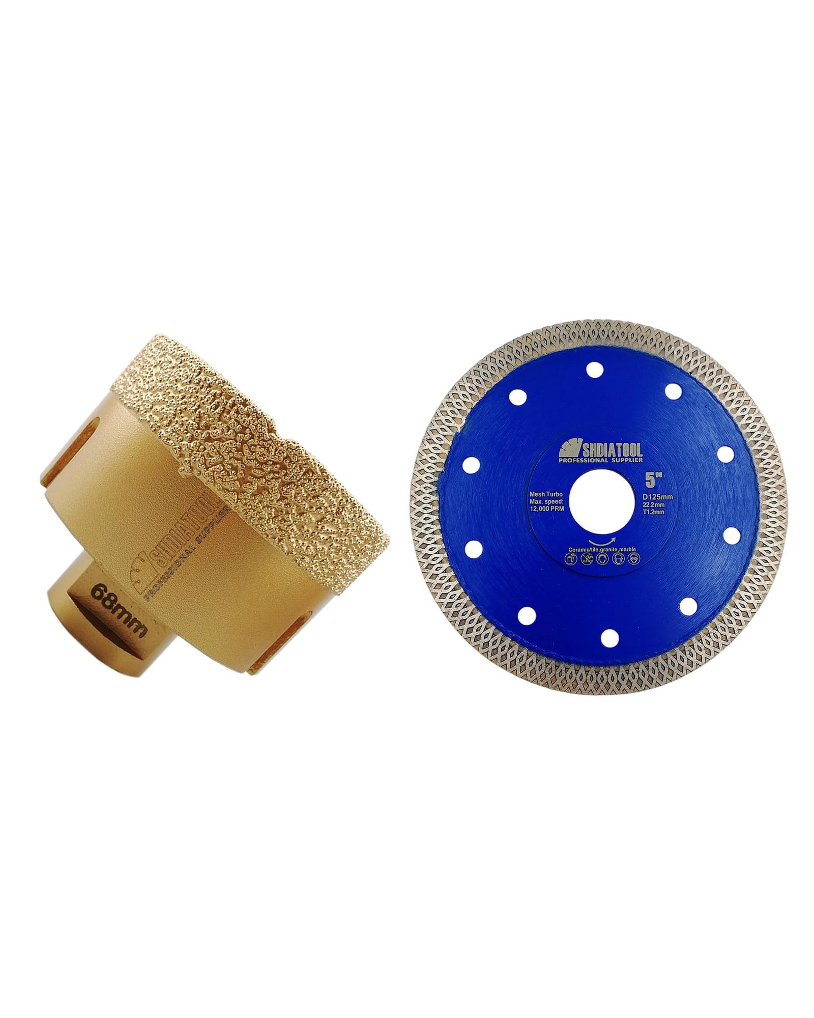 Forets diamant SHDIATOOL outillage de perçage et disque à tronçonner diamant pour meuleuse d'angle