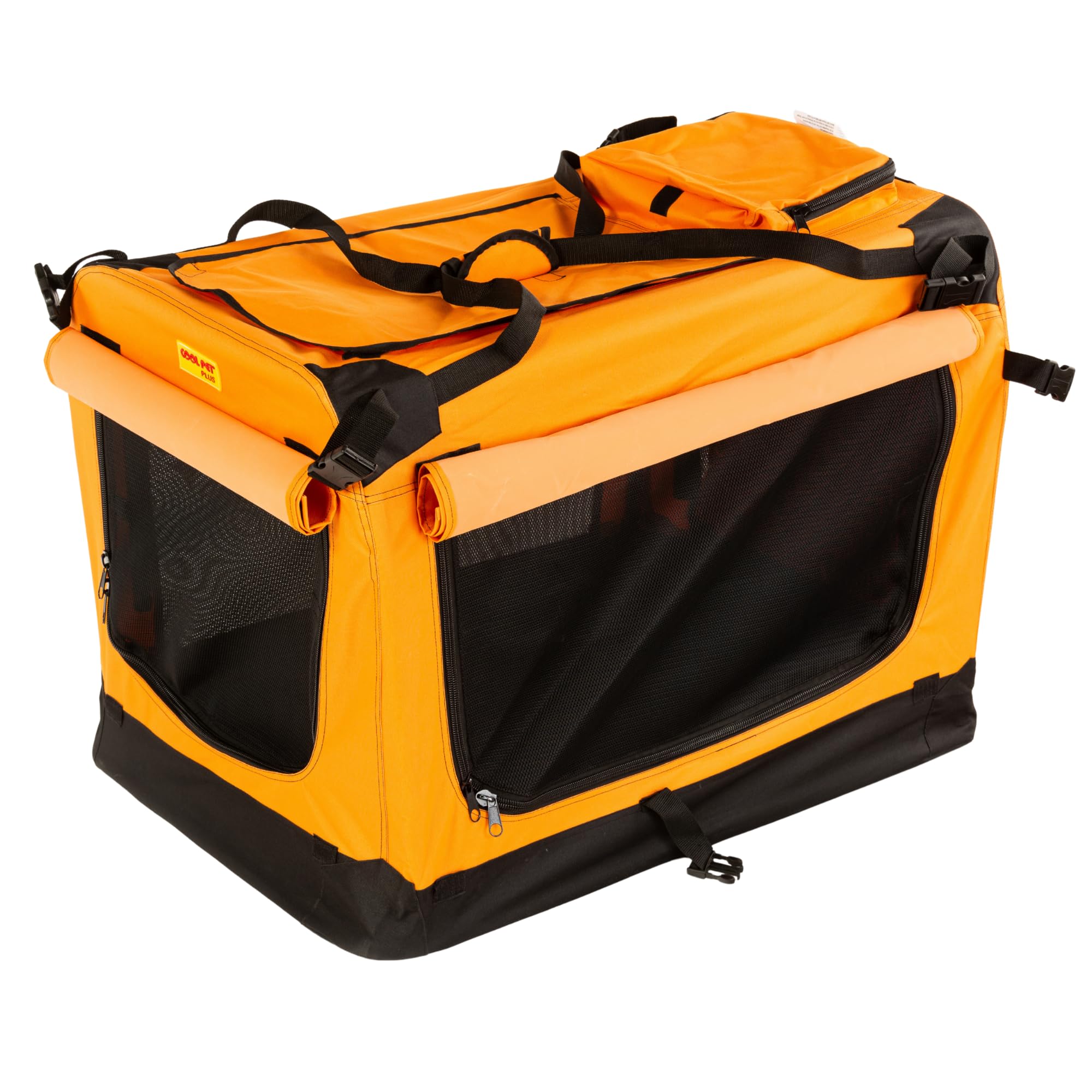 COOL PET Cage pour chien XL 82 x 59 x 59 cm, boîte de voyage (orange)