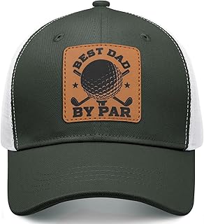 Mens Baseball Cap, Vintage Trucker Hat Breathable Mesh Snapback Adjustable Ball Cap Funny Golf Hat for Men