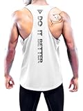 Men's 1, 3 or 5 Pack Y-Back Workout Tank Tops, Athletic Muscle Gym Tank Tops, Fitness Bodybuilding Sleeveless T-Shirts
