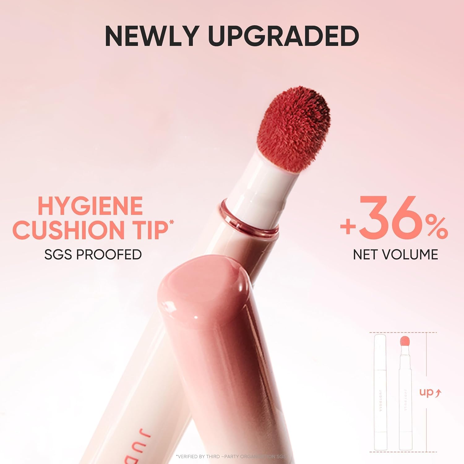 JUDYDOLL Cushion Matte Lip Cream, Hydrating Matte Lipstick with Tripeptide & Squalane, Lip line blurring, Velvet Lip mud, Smudge-Proof, Transfer-Proof, Long-Lasting, Non-craked (G201 Maple Amber) - Image 9