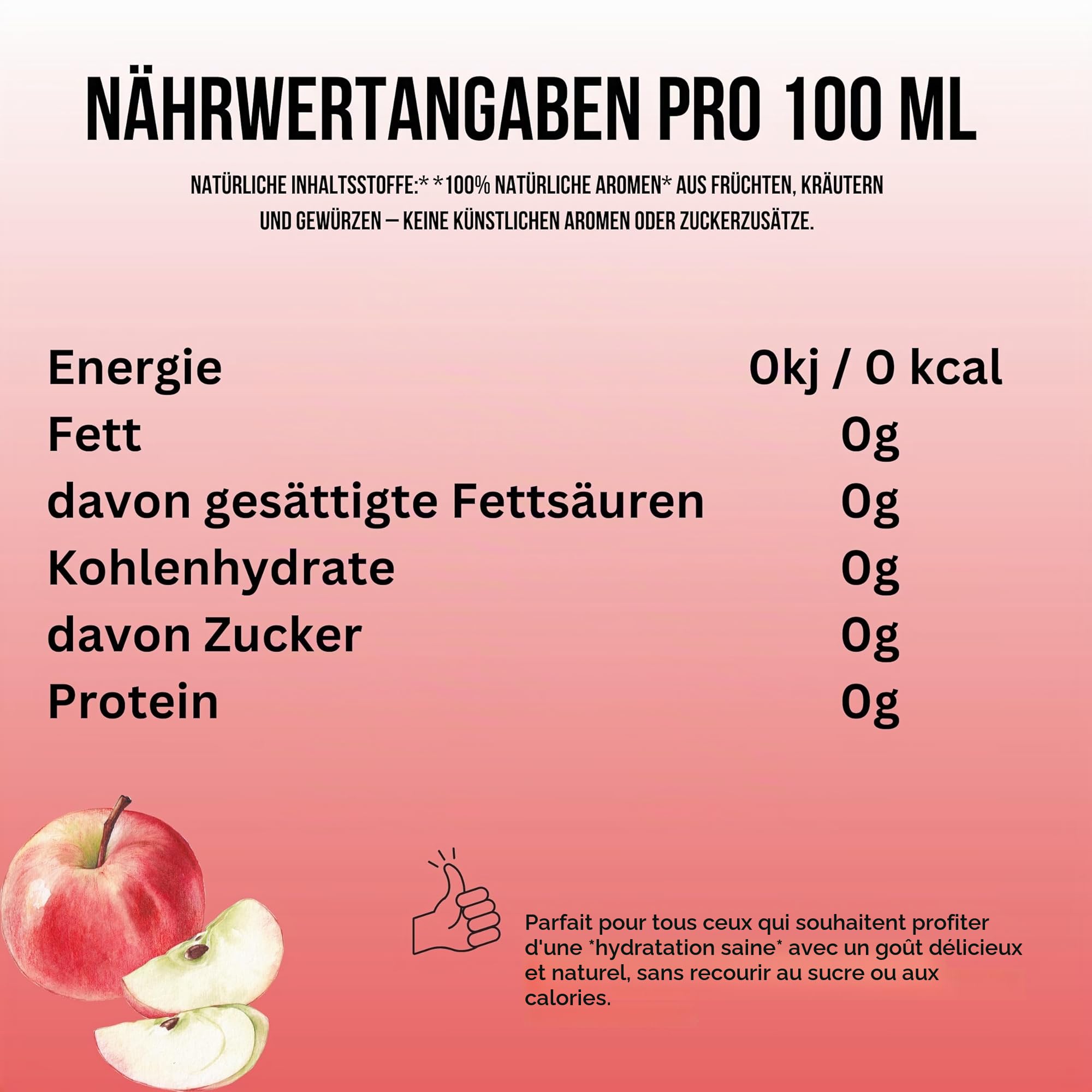 Pods aromatisants originaux pour bouteille Air Up au goût rafraîchissant de pomme - 0 sucre, 0 calorie uniquement arôme naturel - 3 pods Air Up pour 15L d’eau avec goût par le parfum