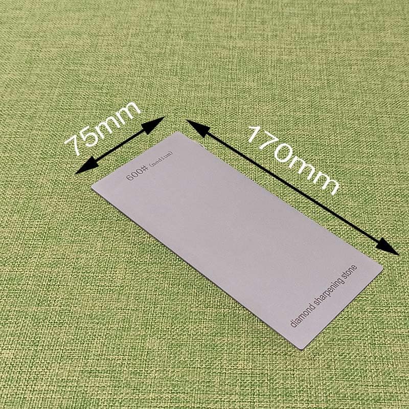 Miniatura 5 de Afilador de cuchillos de diamante de 3 piezas de piedra de afilar de diamante para afilar placa para cuchillos cincel (400 # + 1000 # +3000 #)