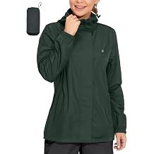 Little Donkey Andy Women's Packable Waterproof Hooded Rain Jacket