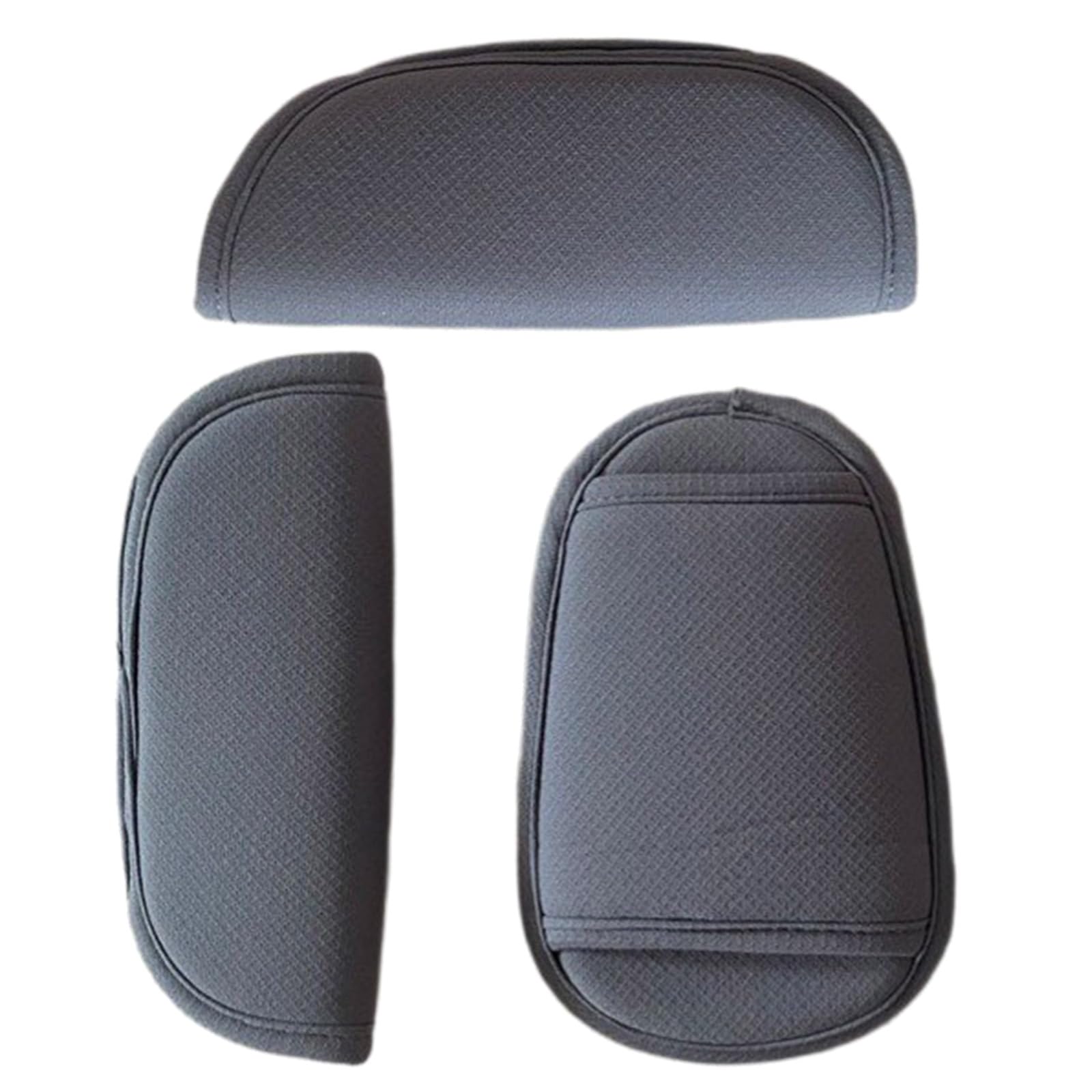 Supoion Grey Baby Pram Shoulder Strap Pad Breathable Pram Seats Belt Protections Pad Comfortable Seats Belt Strap Cushion