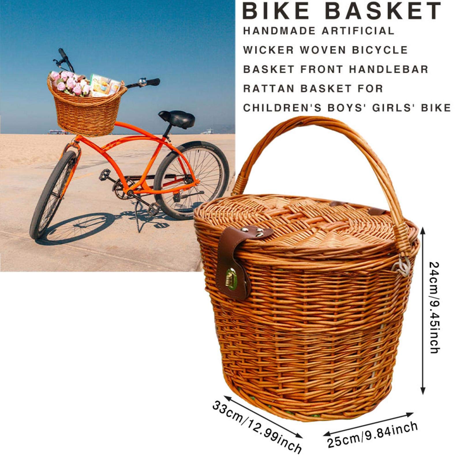 Amazon.co.jp: 自転車バスケット 自転車かご 子供用 大人用 自転車カゴ
