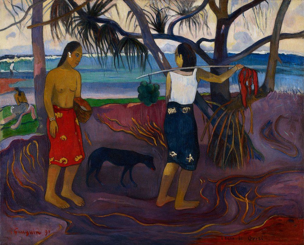 Impression d'art Paul Gauguin I Raro Te Oviri grand format mat premium